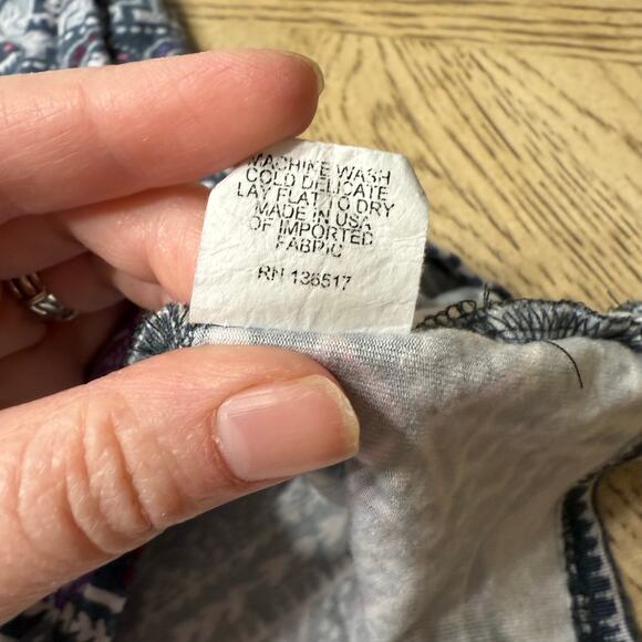 Loveappella Purple Geometric‎ Print Mini Dress - Picture 5 of 10